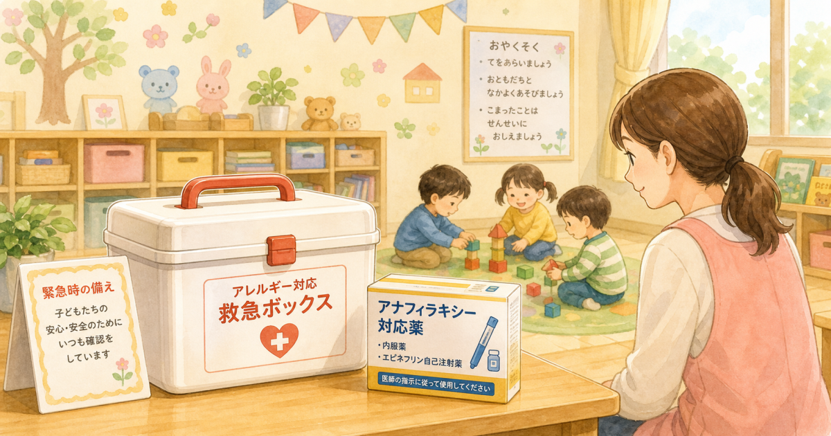 アナフィラキシー緊急対応薬の役割と基本知識
